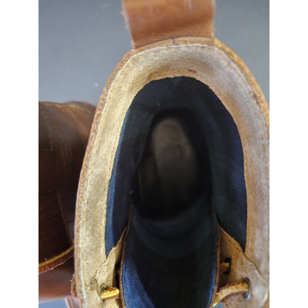 Polo Ralph Lauren Radbourne Brown  Leather Boots Men Range 14567 H17 Size 8.5D - Picture 16 of 16